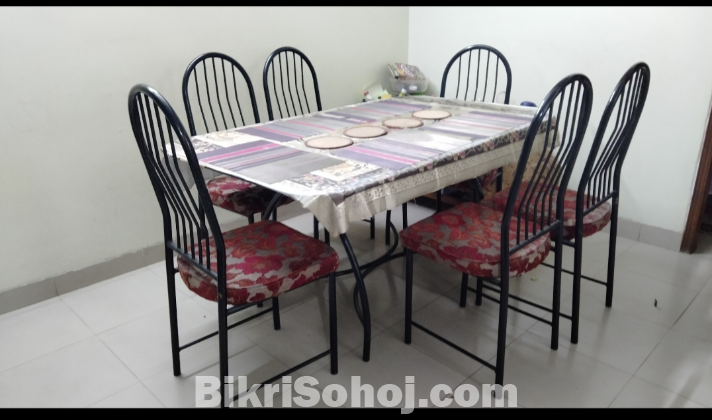 Dining table and chair